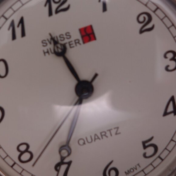 Swiss Hunter Quartz Mercedes 1903 Working Pocket Watch - Picture 13 of 15